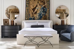 Saint Germain Sleigh Bed - King 6/6 - Cream