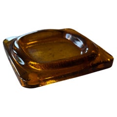 Saint Gobain amber coloured vide poche