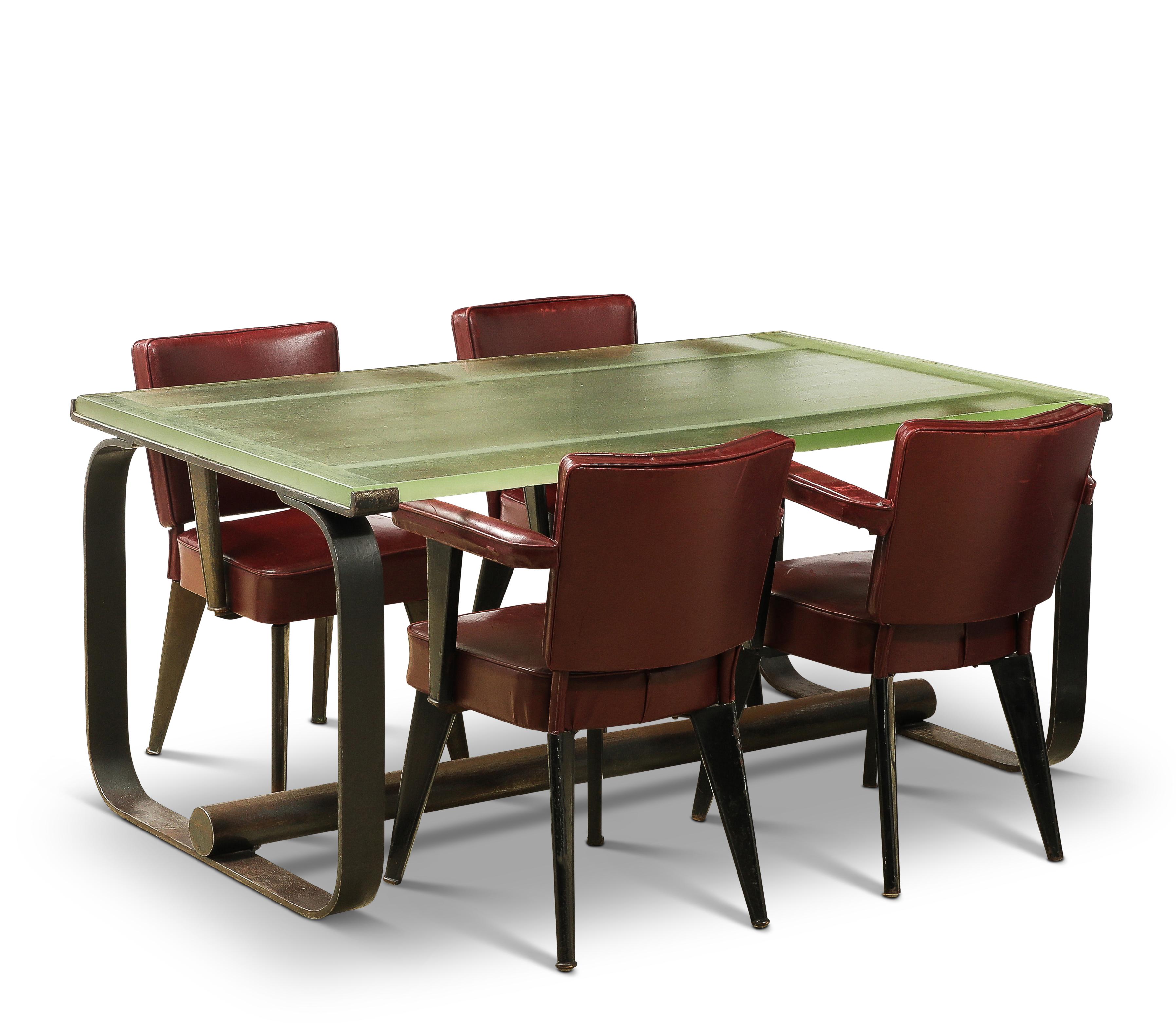 Table de salle à manger de Saint Gobain, France, années 1950 en vente 6