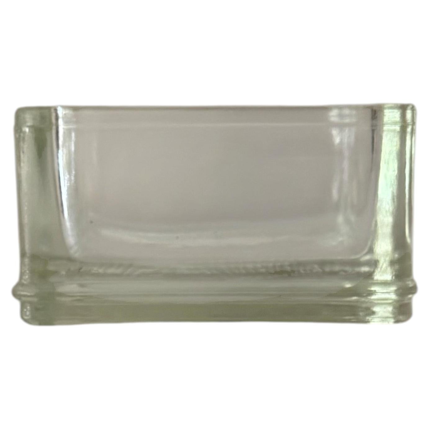 Saint Gobain molded Glass Vide Poche, Mid-Century Modern
