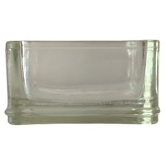 Saint Gobain molded Glass Vide Poche, Mid-Century Modern