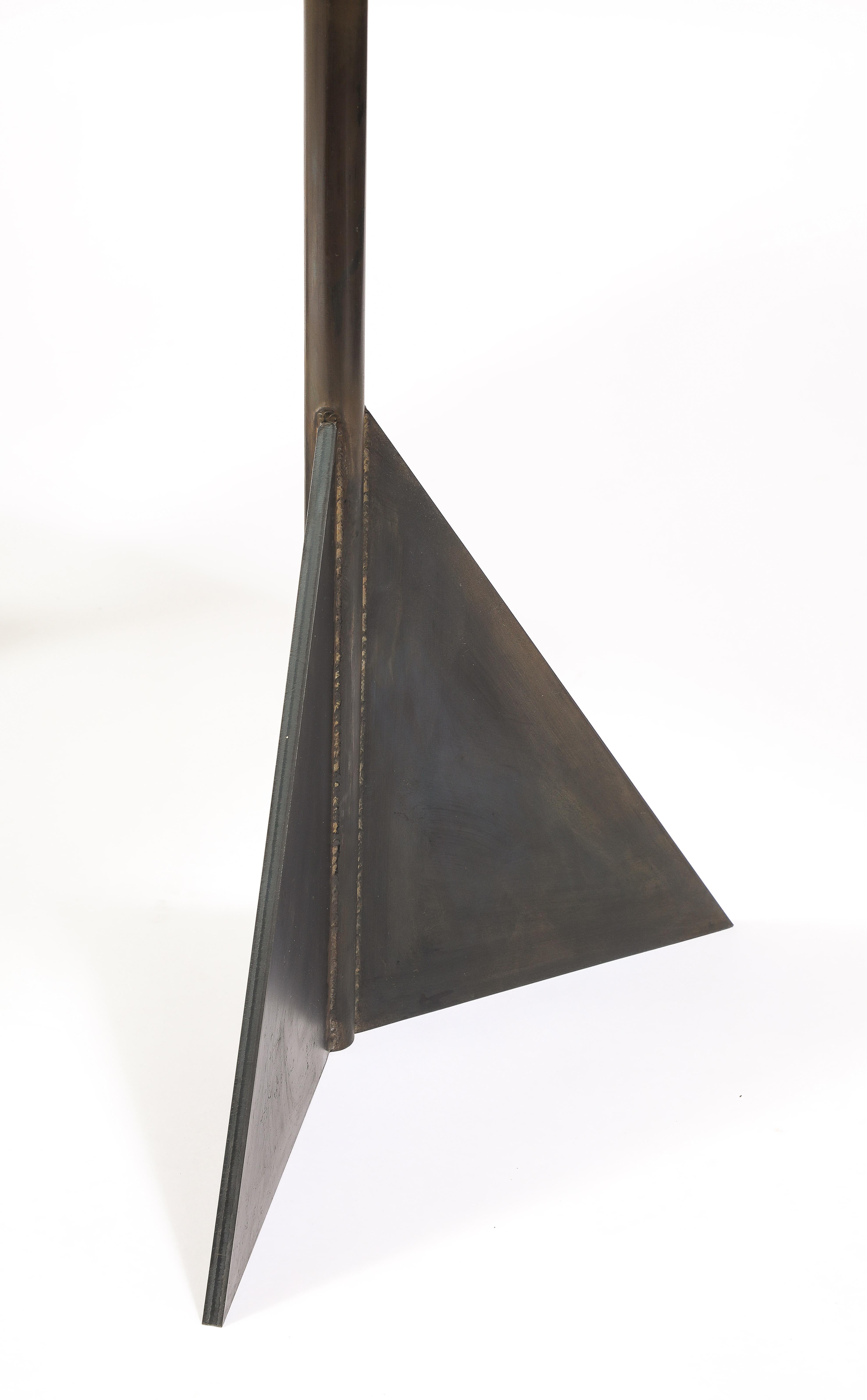 Saint Gobain Steel Table, France 1940's For Sale 2