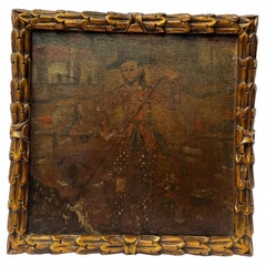 Saint Isidore the Laborer Spanish Colonial School, 18th Century Oil on canvas