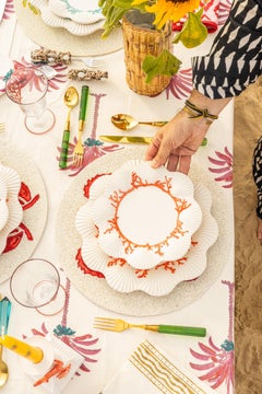 Saint Jacques Hand-Painted Salad Plates - Set of 4 Made in Italy