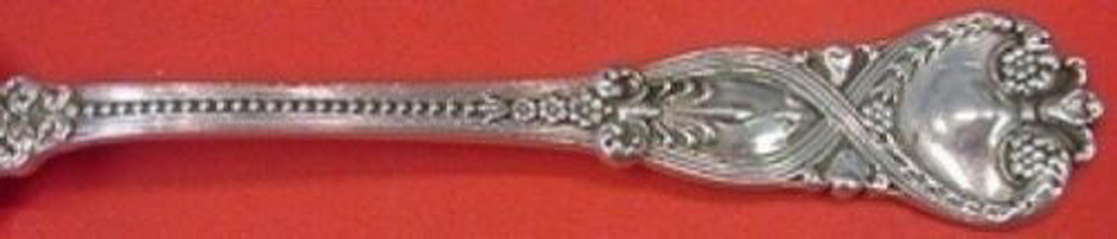 Sterling silver serving spoon 8 1/2