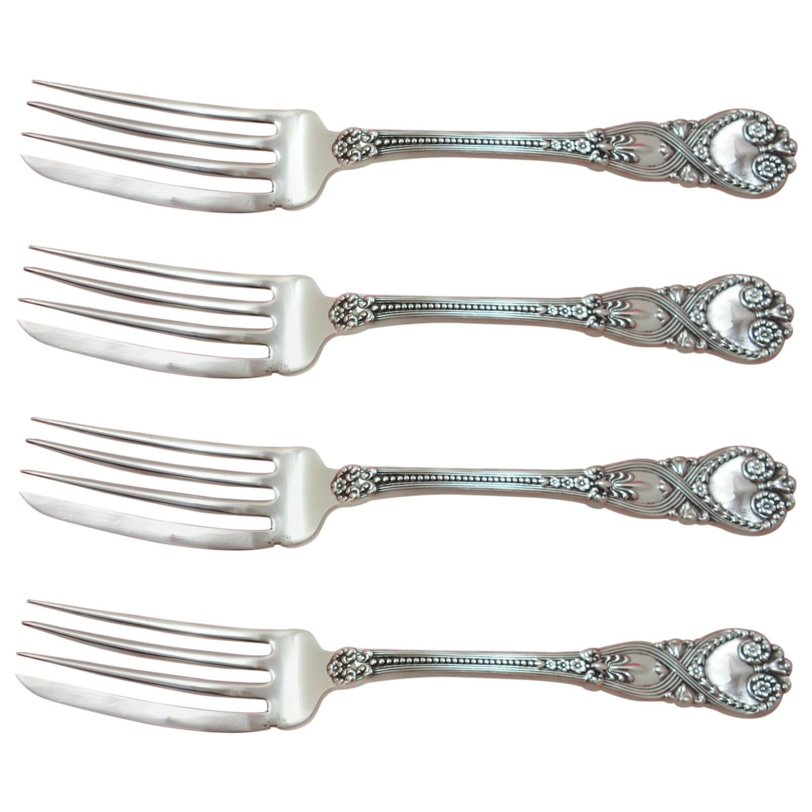 Saint James by Tiffany & Co Sterling Silver Fish Fork Set 4pc Custom