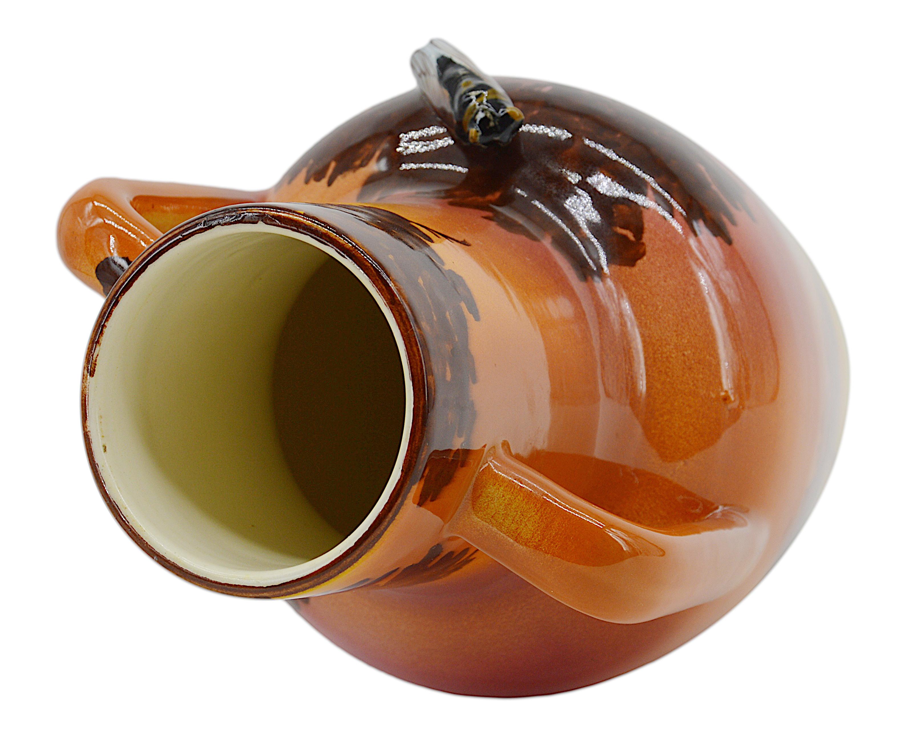 Ceramic Saint-Jean-du-Désert Cicada Vase, 1920 For Sale