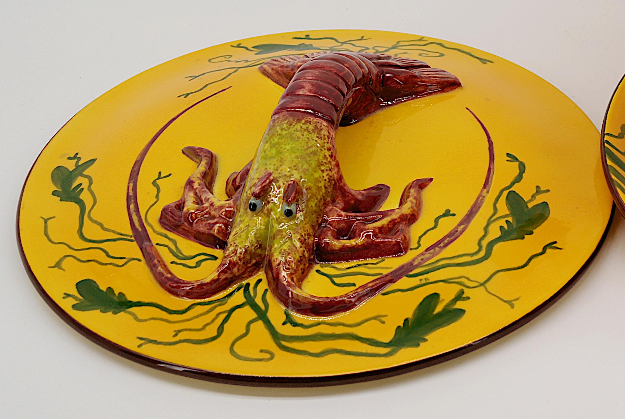 Zuppiera francese per pesce o crostacei di Saint-jean-du-desert, fine anni '40 In condizioni ottime in vendita a Saint-Amans-des-Cots, FR