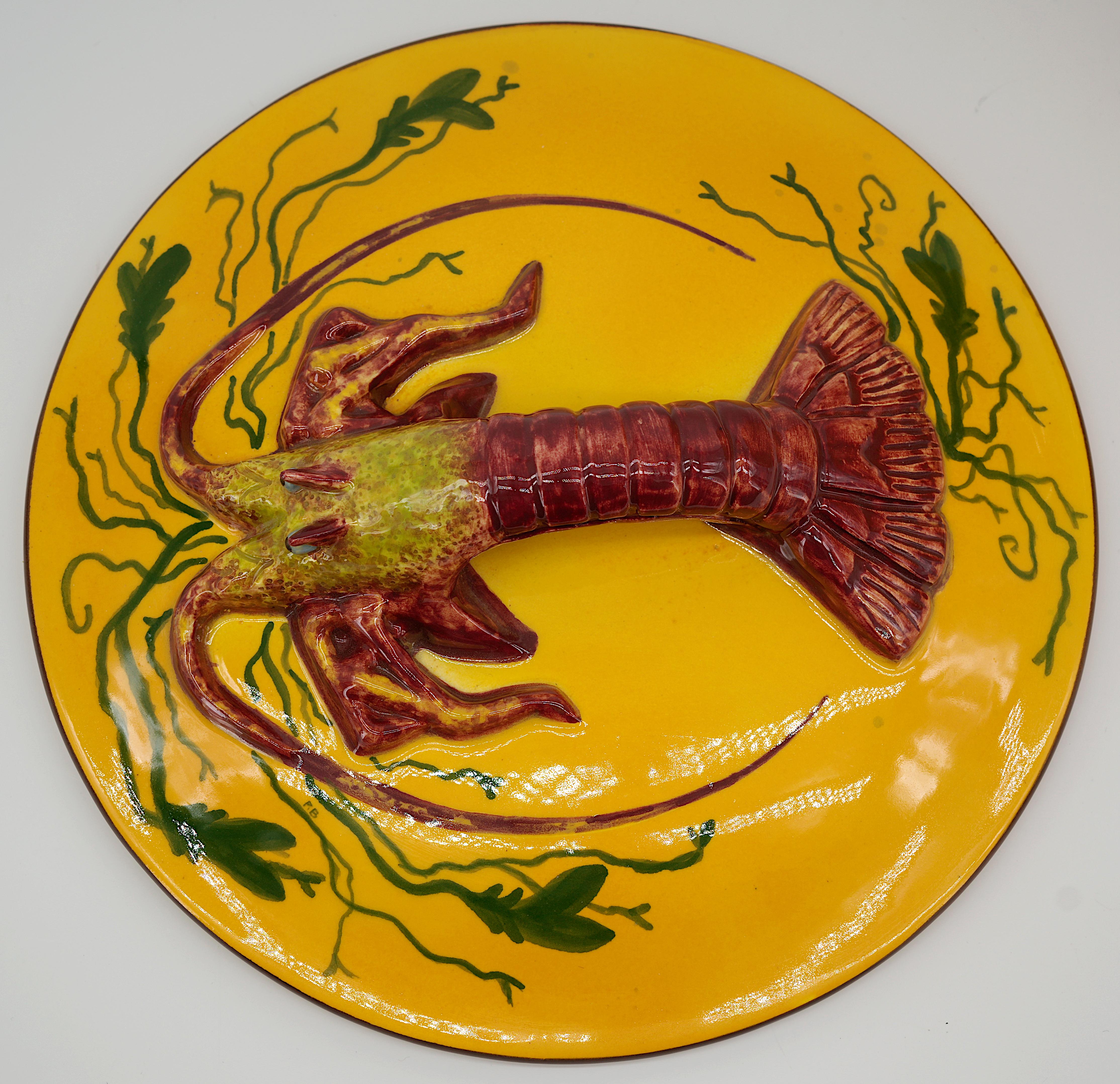 Zuppiera francese per pesce o crostacei di Saint-jean-du-desert, fine anni '40 in vendita 1