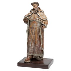 Saint John of the Cross, terracotta sculpture. France, 17th Century