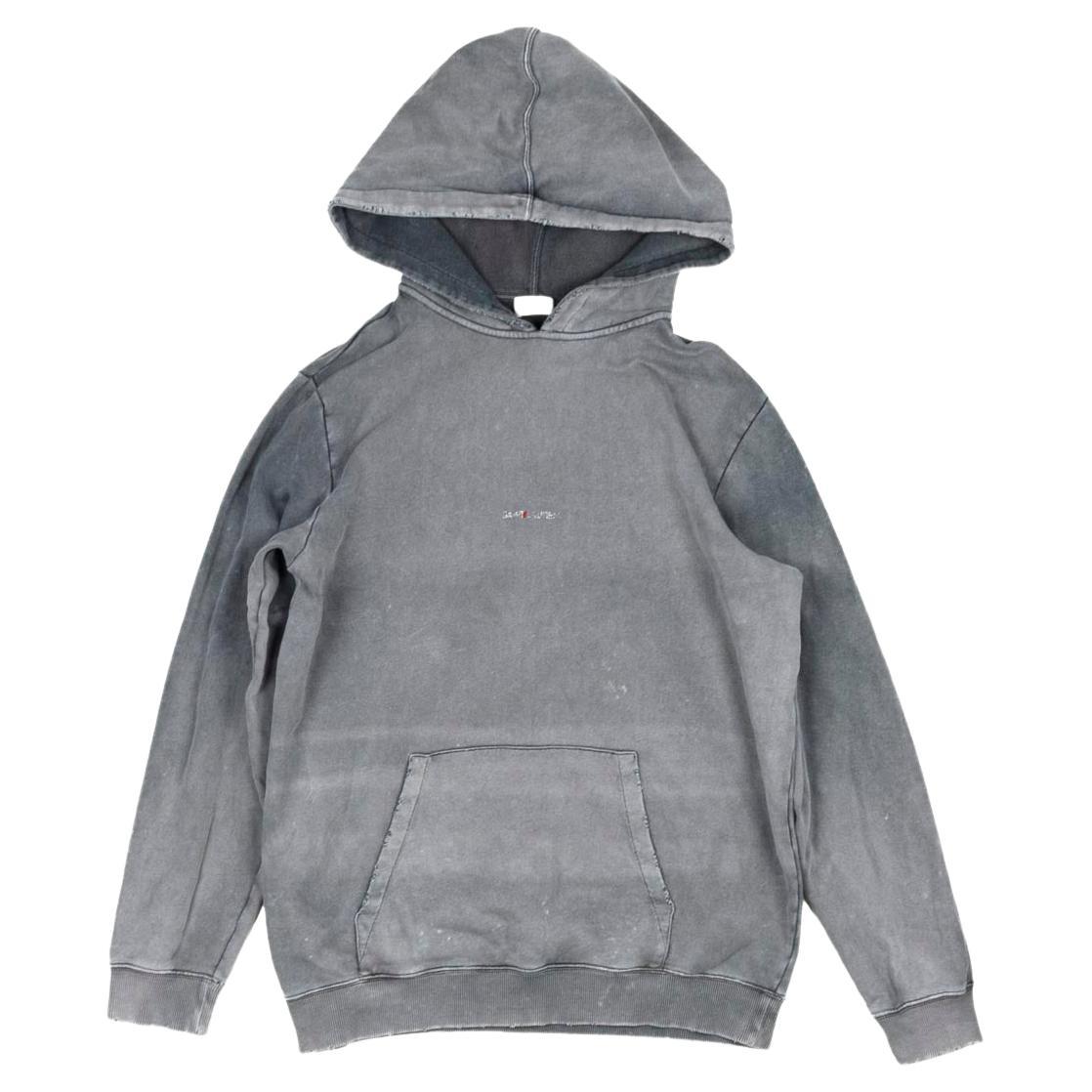 Saint Lauren hoodie logo Men sweatshirt top Jumper Size L. S933 For Sale