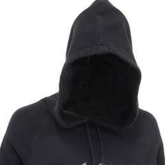 Saint Laurent 1971 Hoodie in Black Cotton