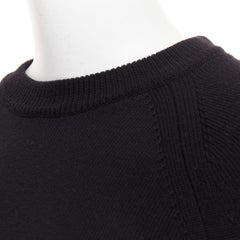 SAINT LAURENT 2016 100% wool classic crew neck raglan sleeve pullover sweater S