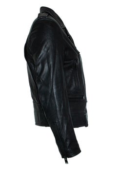 Saint Laurent, 2016 black leather biker