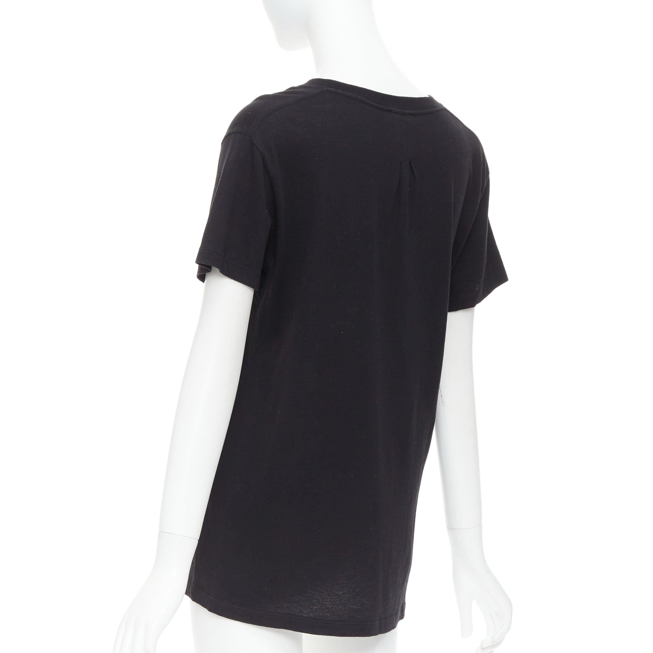 SAINT LAURENT 2016 Sweet Dreams Schwarzes Tweed aus Baumwolle mit Regenbogenmuster XS im Angebot 3
