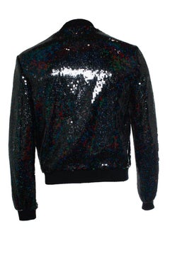 Saint Laurent, 2017 sequin bomber jacket