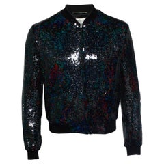 Saint Laurent, 2017 sequin bomber jacket