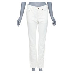 SAINT LAURENT 2020 D18 M SL LW cotton straight leg denim pants jeans 28"