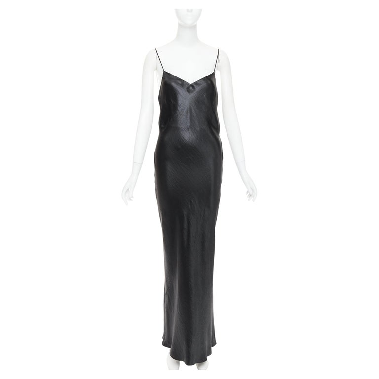 navy blue dress for baby girl Yves Saint Laurent 1980s Black Backless Evening Dress main image 0