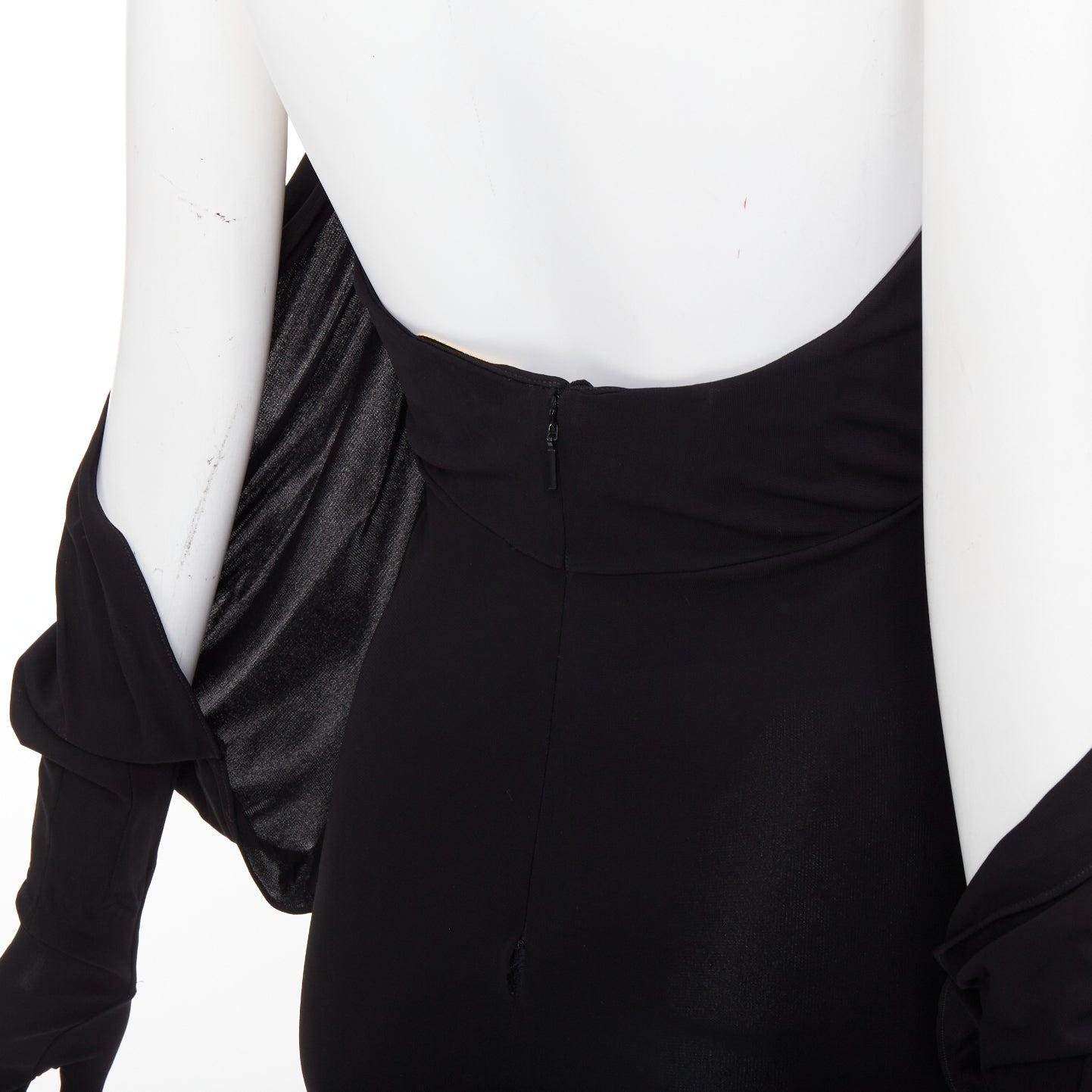 SAINT LAURENT 2023 Runway robe à gants en forme de cœur armé FR36 S en vente 4