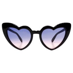 Occhiali da sole con montatura a cuore in acetato di Saint Laurent