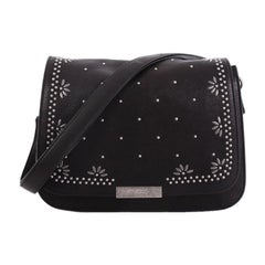 Saint Laurent Amalia Saddle Bag Studded Leather Medium