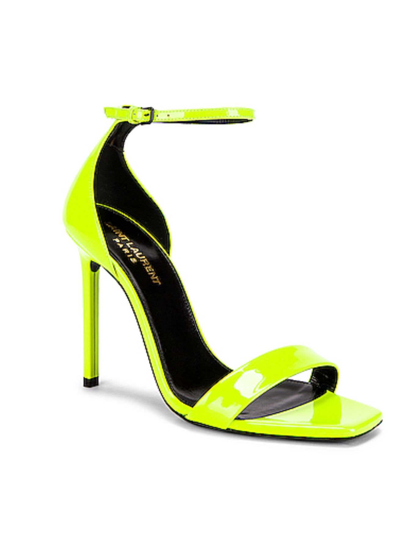 neon yellow sandals