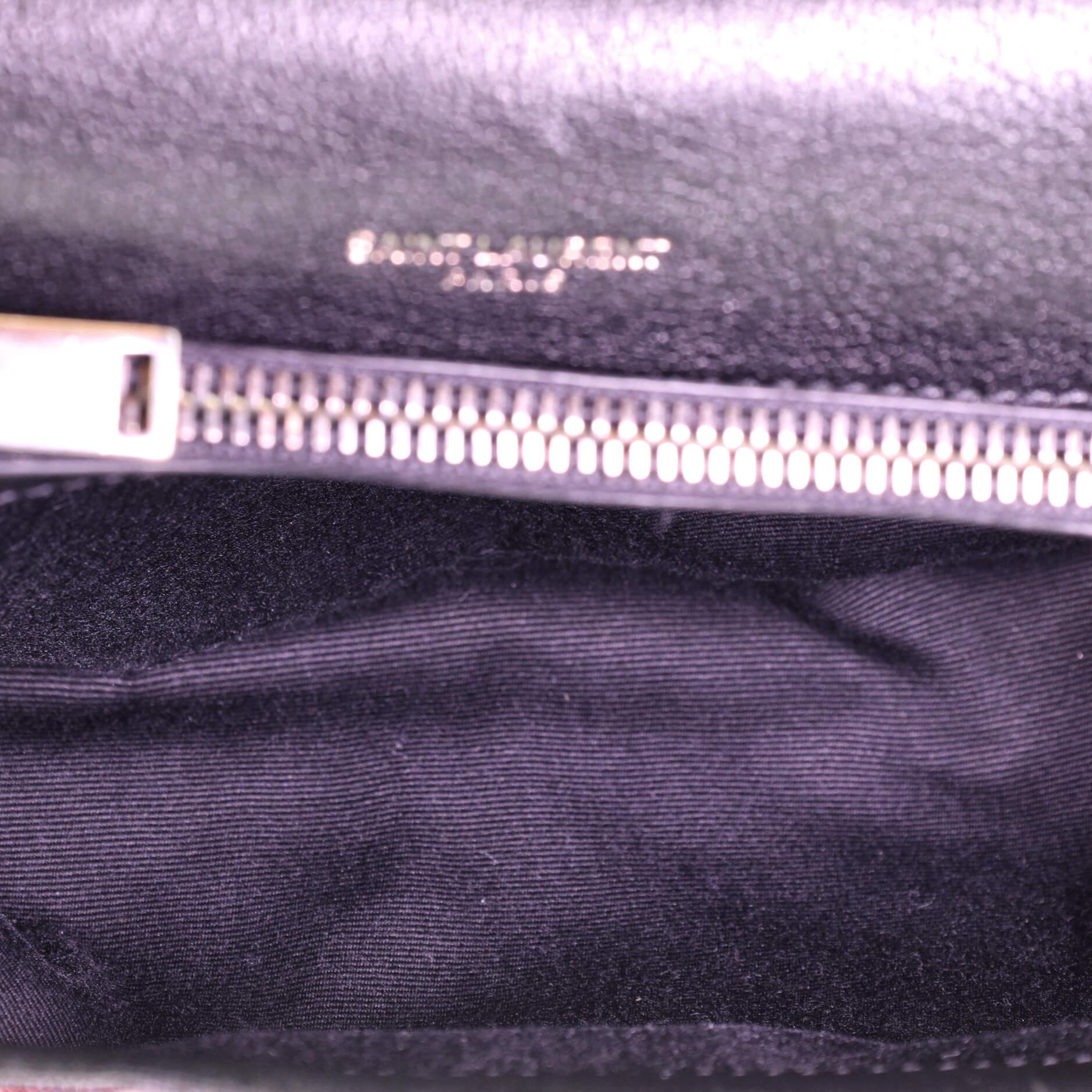 ysl college bag red