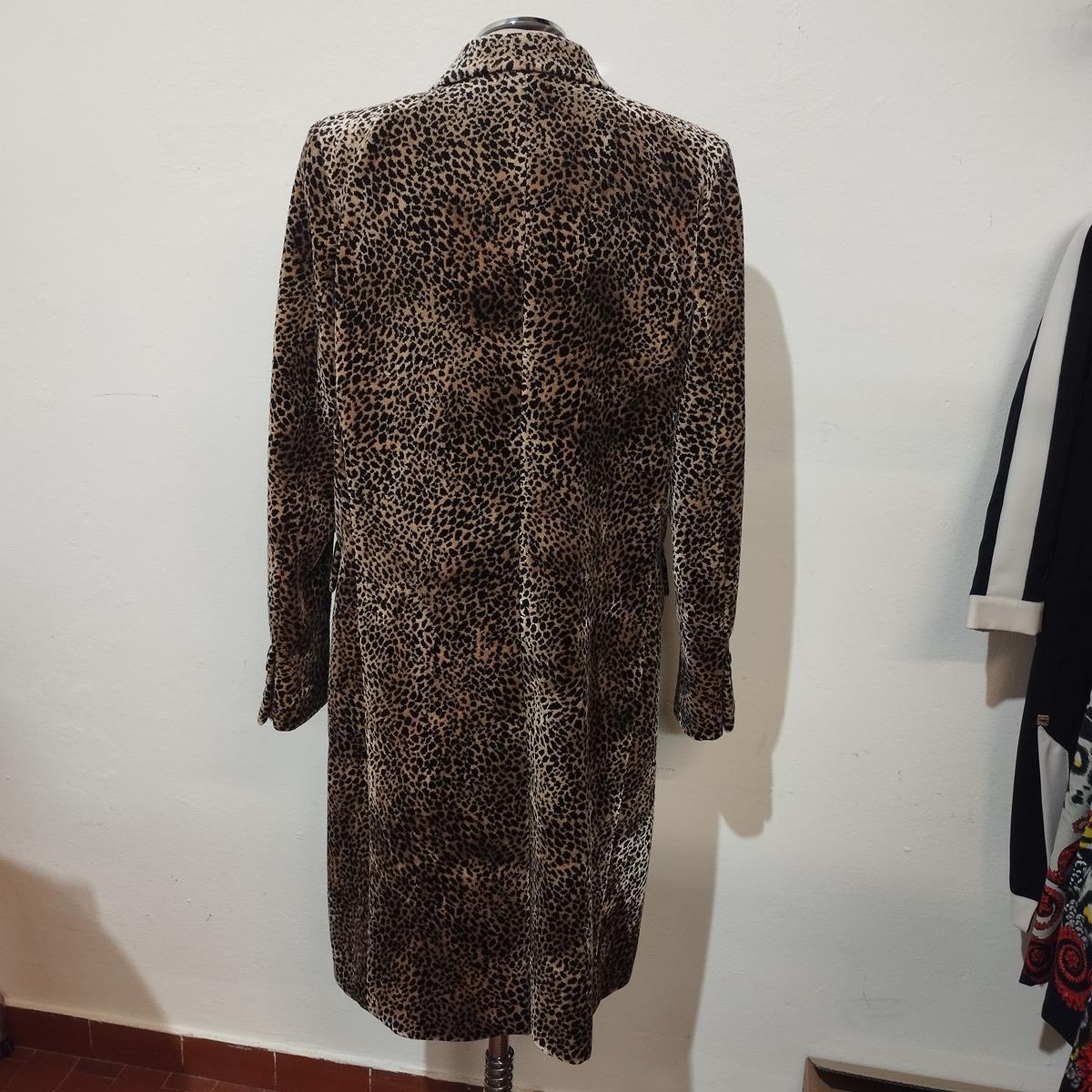 Abrigo de piel Saint Laurent Animalier Eco FR40/IT44 Negro