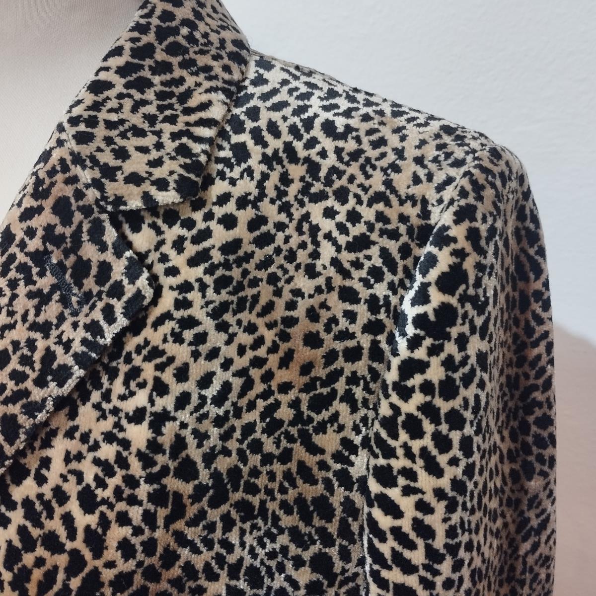 De las mujeres Abrigo de piel Saint Laurent Animalier Eco FR40/IT44