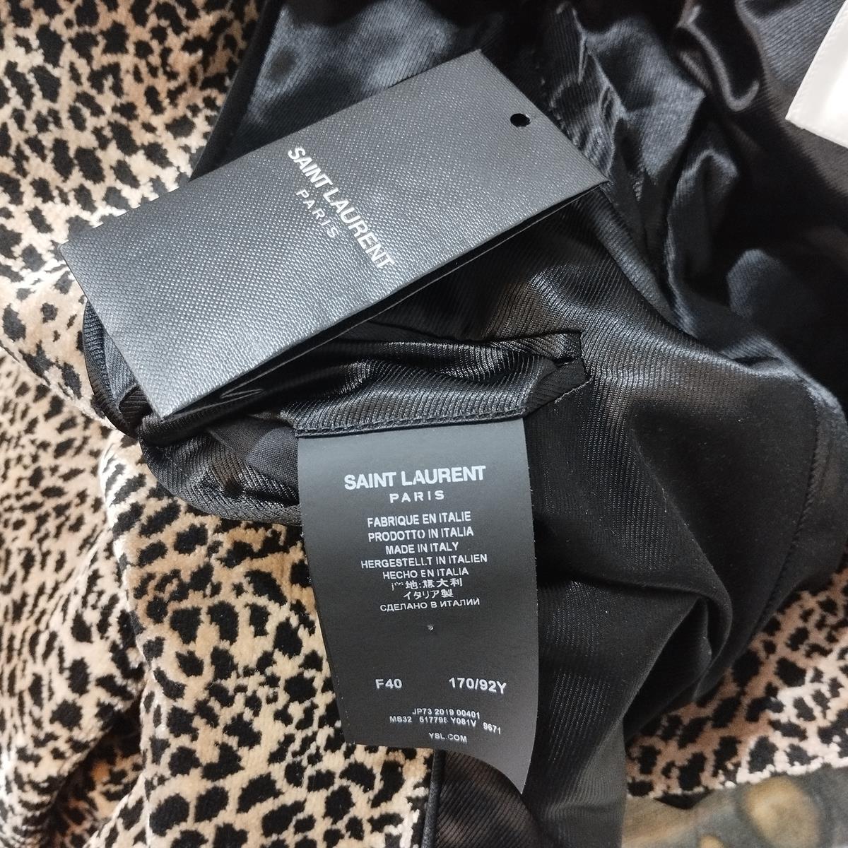 Abrigo de piel Saint Laurent Animalier Eco FR40/IT44 5