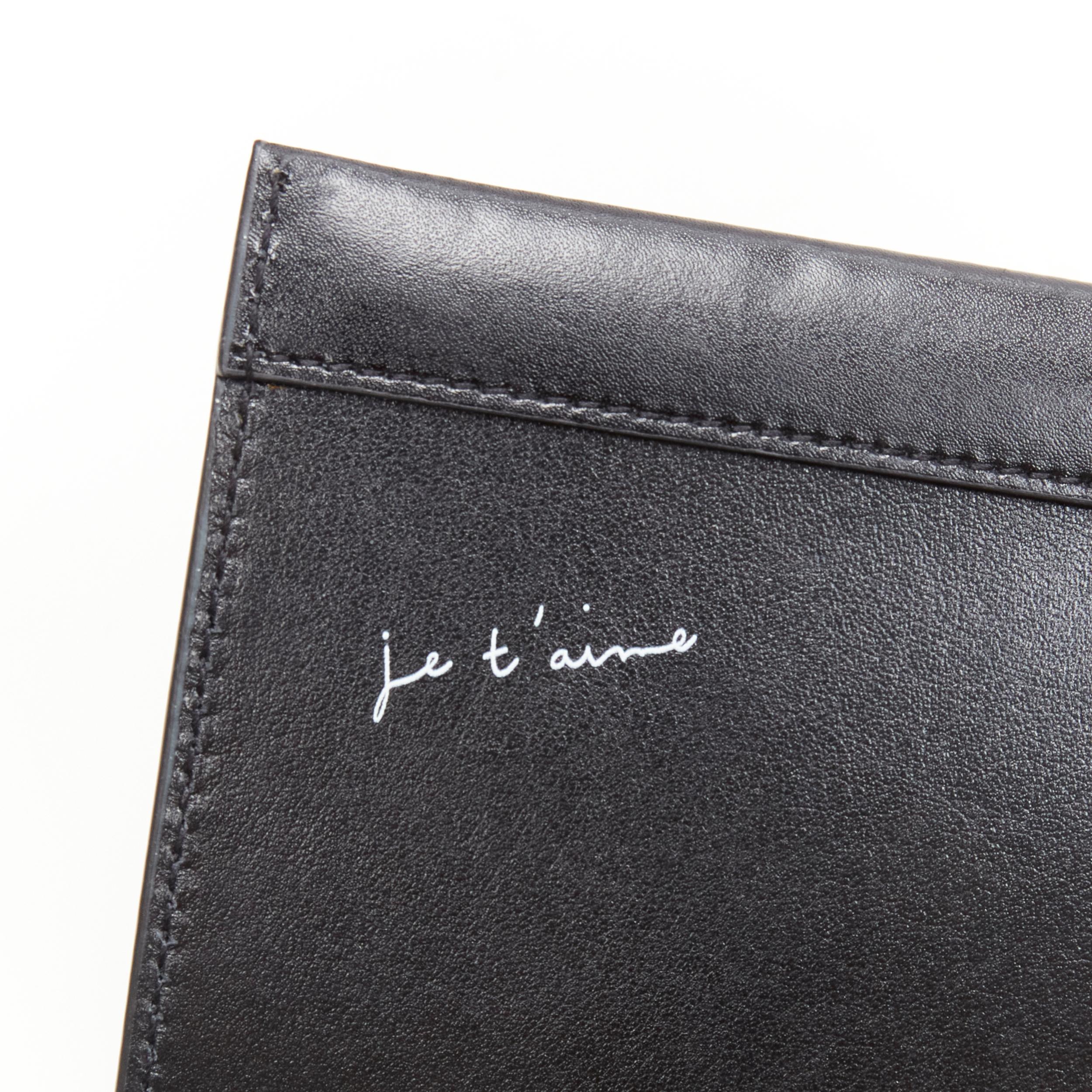 SAINT LAURENT Babylone black leather top handle push clasp flap crossbody bag 2