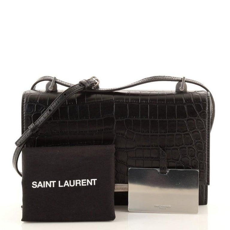Babylone leather crossbody bag Saint Laurent Black in Leather - 33339510