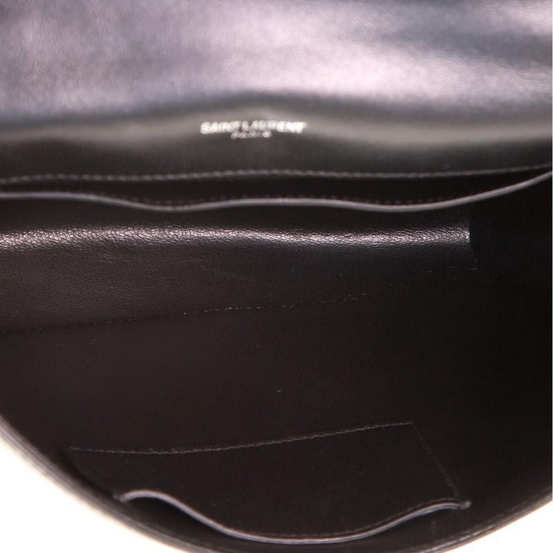 Black Saint Laurent Babylone Crossbody Bag Leather Small