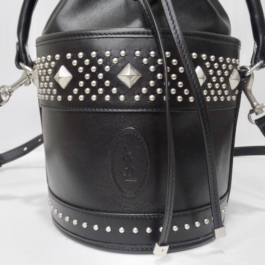 Saint Laurent Bahia Bucket Bag In Excellent Condition For Sale In Scottsdale, AZ