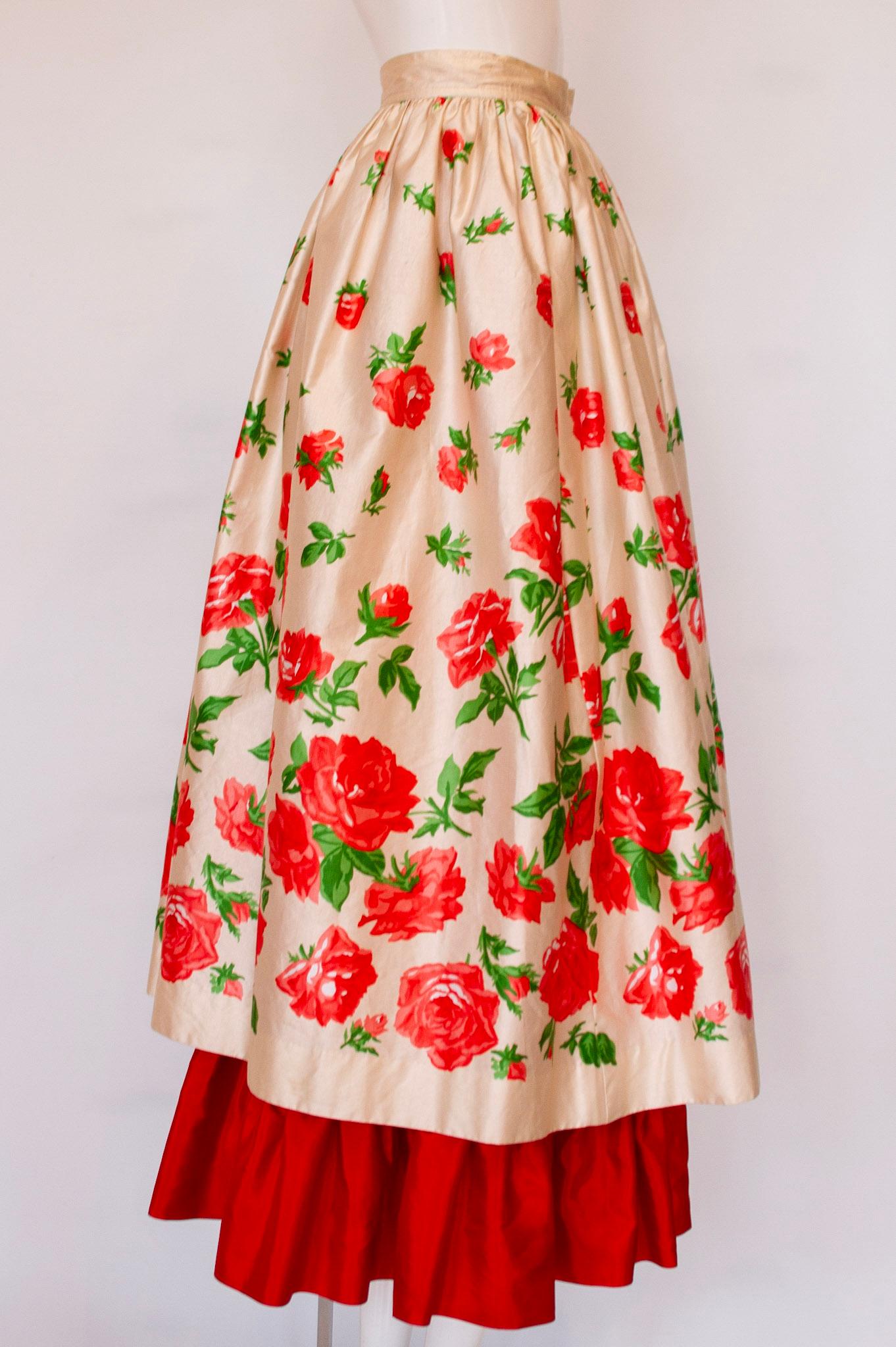 Saint Laurent Ballet Russes Couture Skirt 9