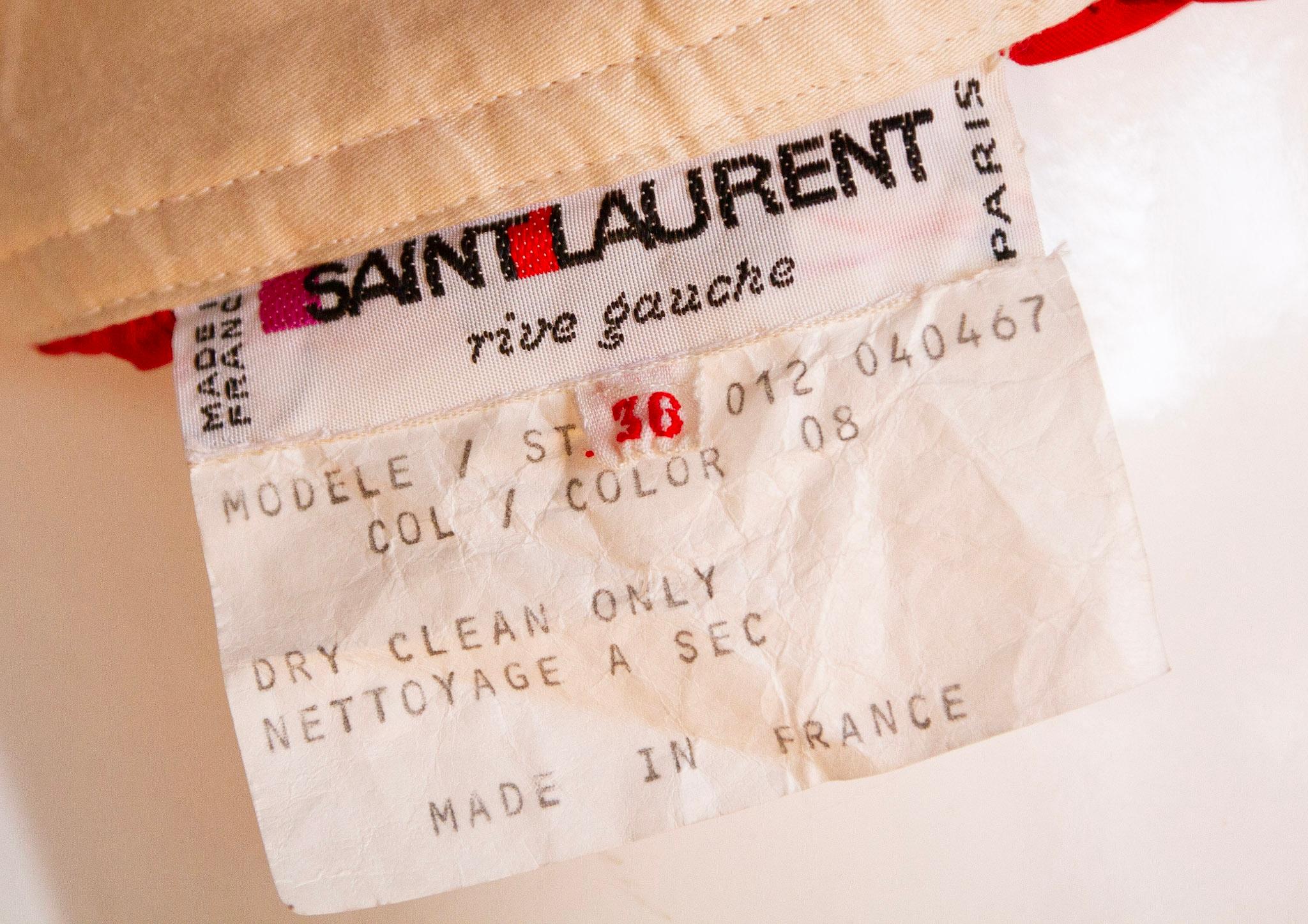 Saint Laurent Ballet Russes Couture Skirt 10