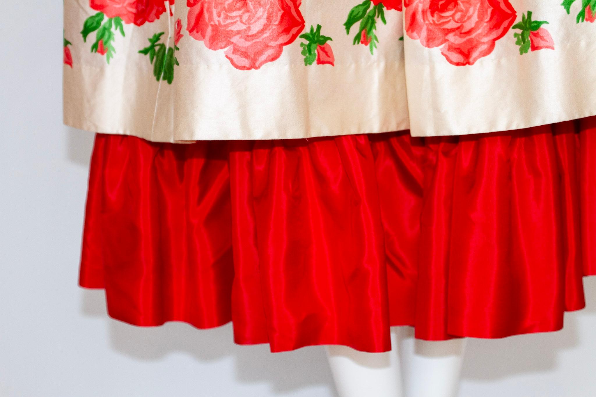 Beige Saint Laurent Ballet Russes Couture Skirt