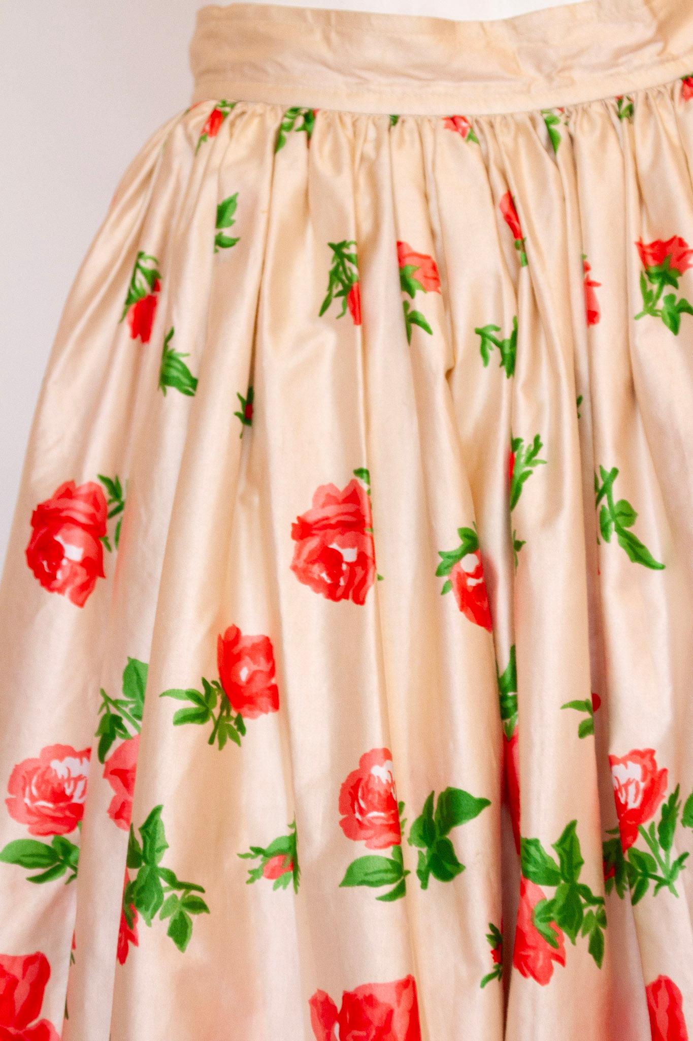 Saint Laurent Ballet Russes Couture Skirt 1