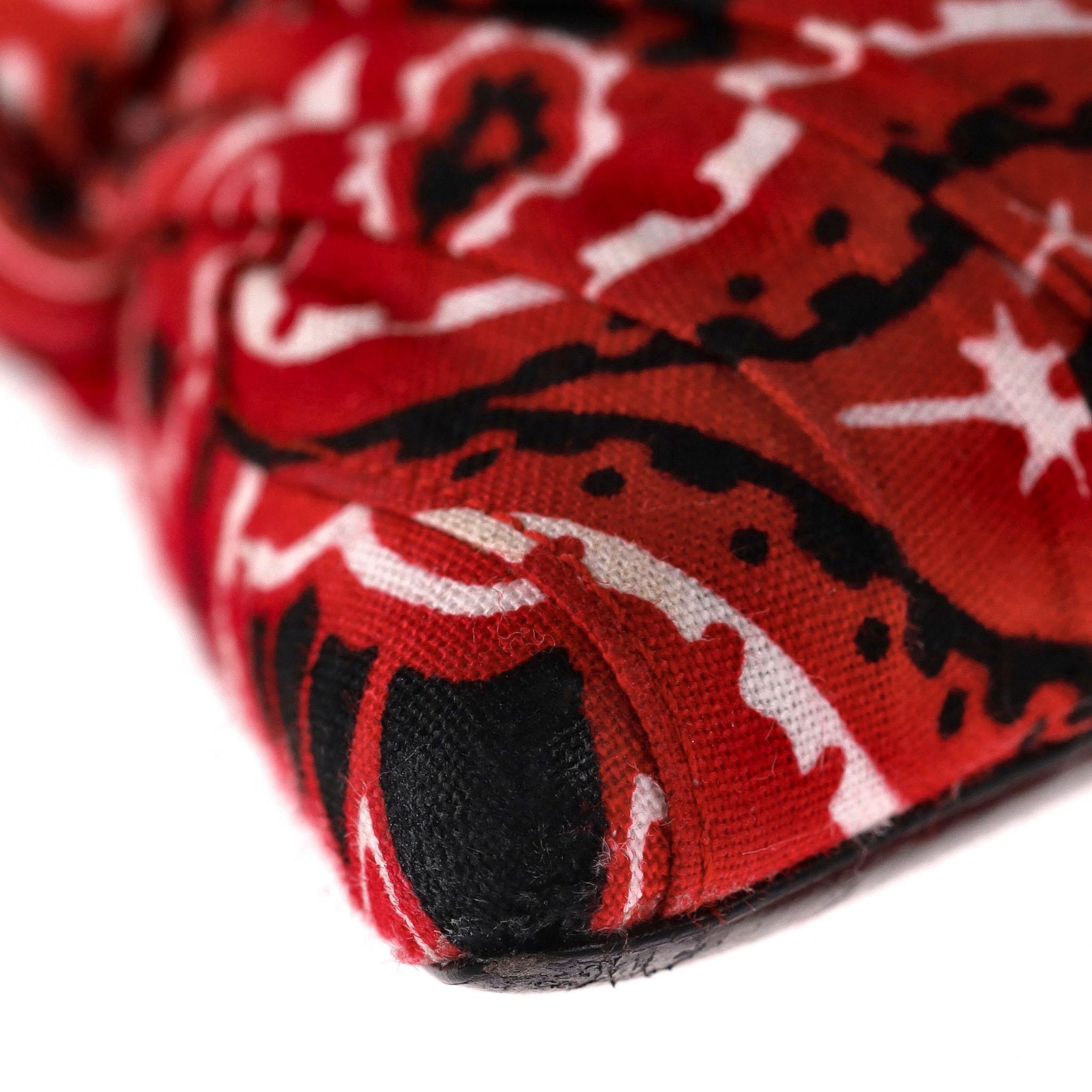 Saint Laurent Bandana Charlotte Kitten Heels 3