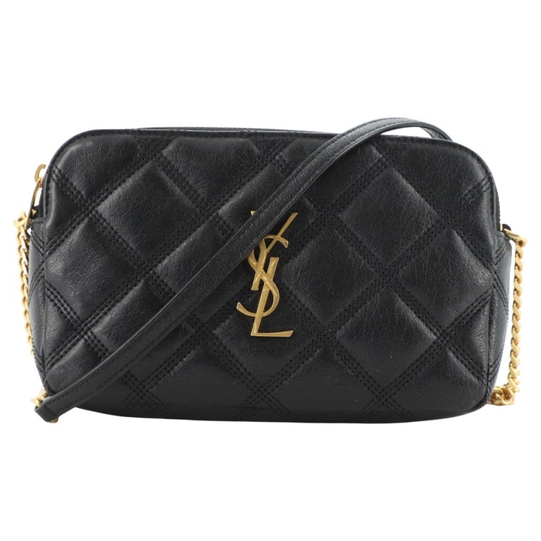 Double zip leather crossbody bag Louis Vuitton Black in Leather