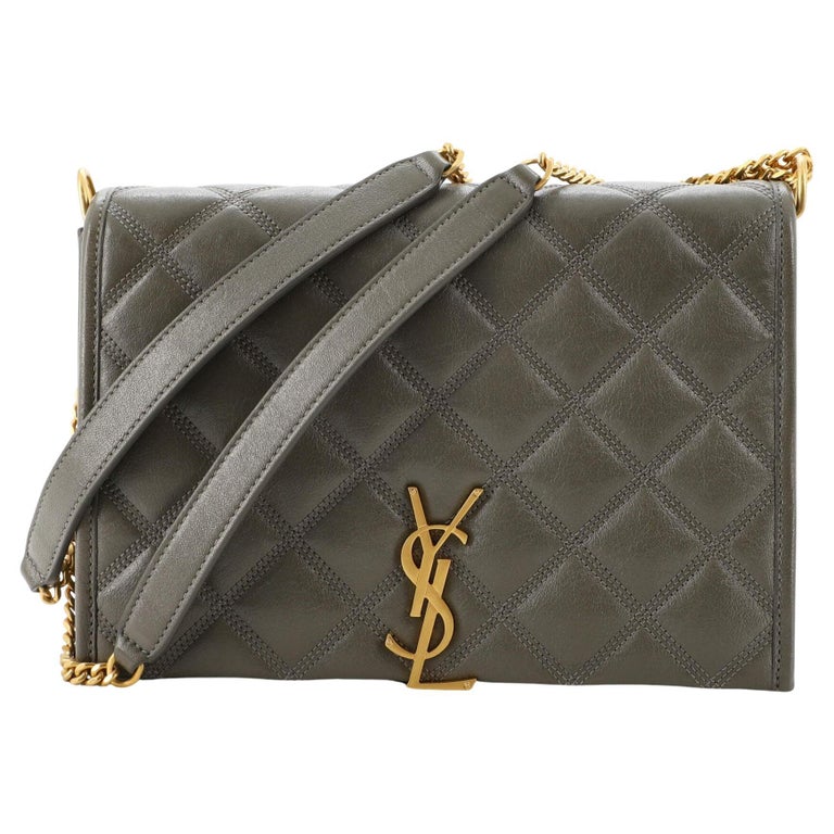 Saint Laurent Becky Shoulder Bag Quilted Leather Mini For Sale at 1stDibs