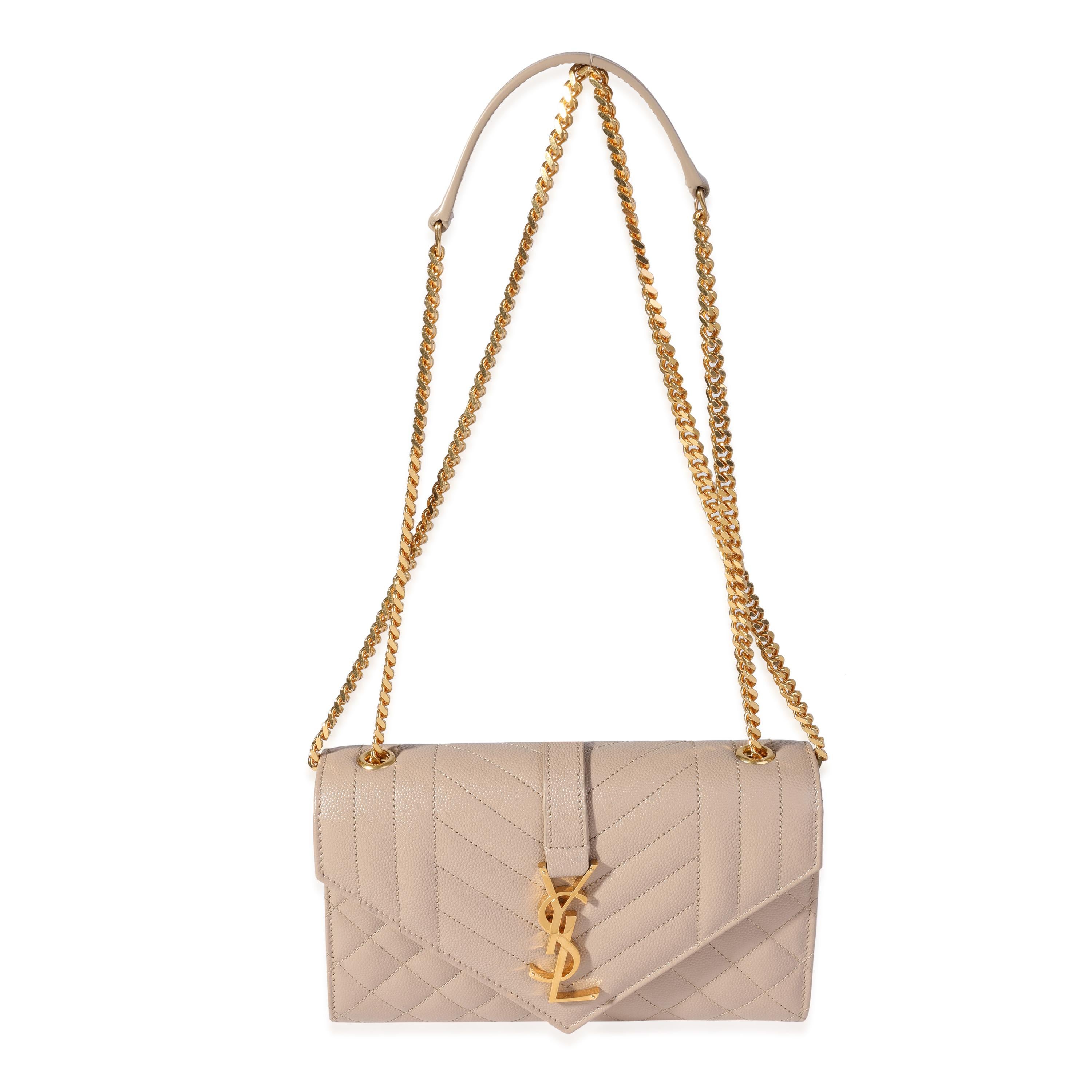 cassandre matelasse small envelope wallet in grain de poudre embossed leather