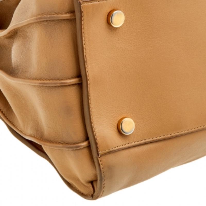 Saint Laurent Beige Leather Large Sac De Jour Tote 4
