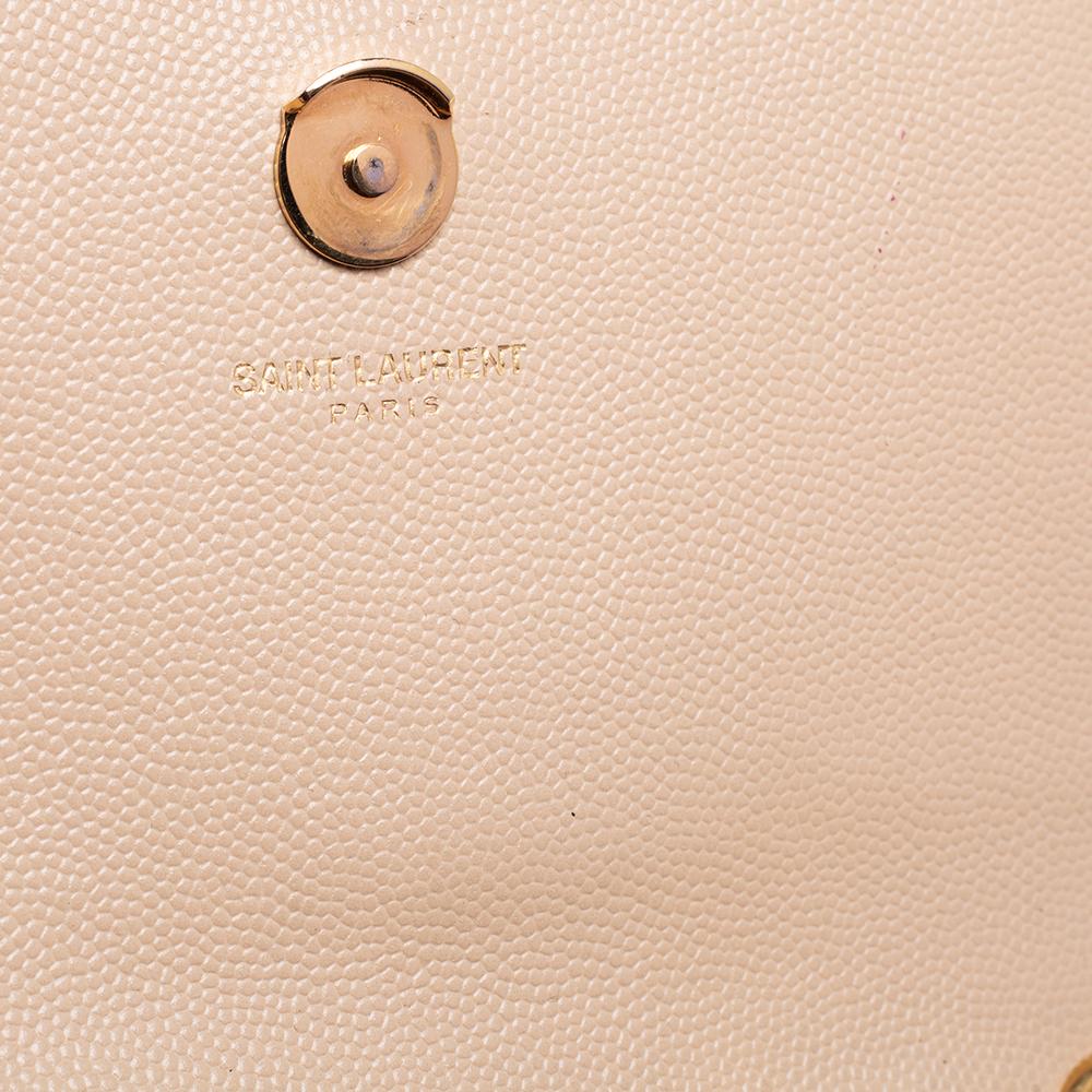 Saint Laurent Beige Leather Small Kate Shoulder Bag 3