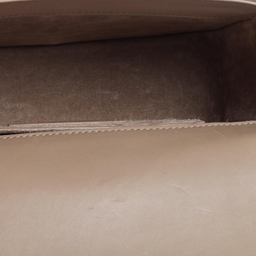 Saint Laurent Beige Leder Kleine Universite Umhängetasche 5