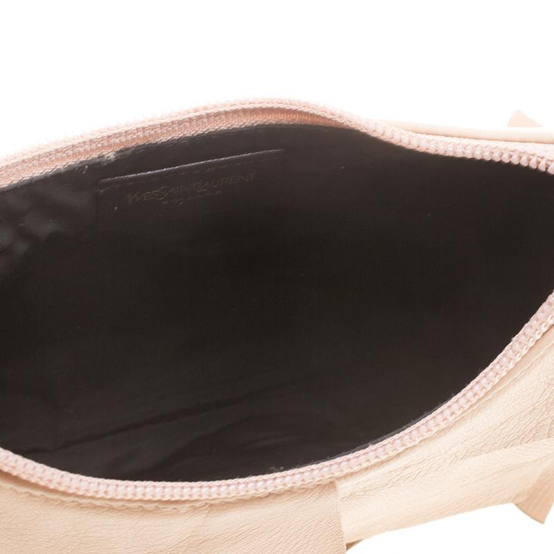 Saint Laurent Beige Leather St.Tropez Shoulder Bag 3