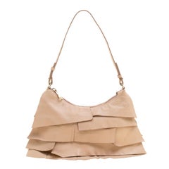 Saint Laurent Beige Leather St.Tropez Shoulder Bag