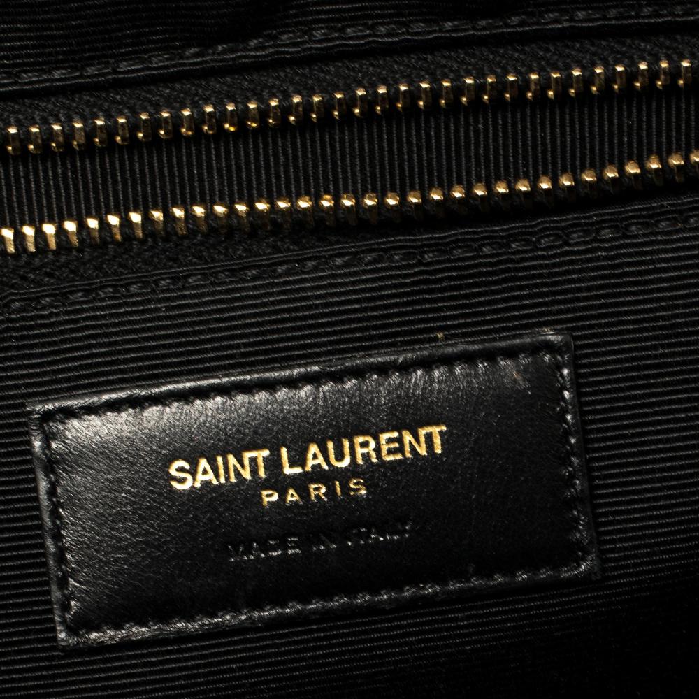 Women's Saint Laurent Beige Matelasse Leather Large Cassandre Flap Bag