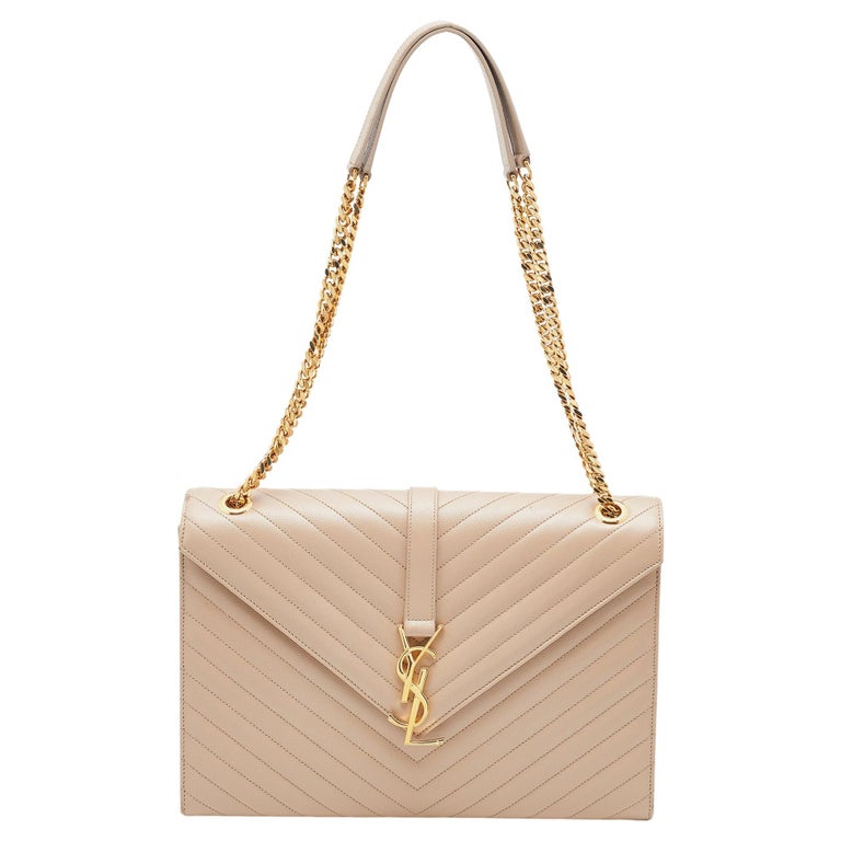 medium envelope monogram matelassé leather shoulder bag